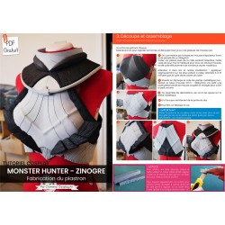 Aperçu du EBook tutoriel - Fabrication du plastron Zinogre - armure Monster Hunter