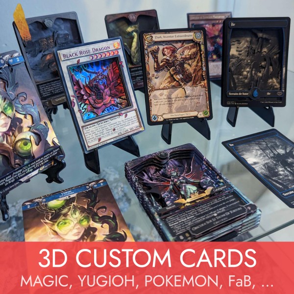 Custom commission 3D Cards
