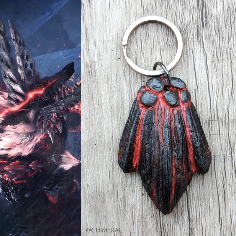 Keychain Zinogre Monster Hunter